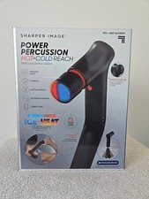 Sharper Image Power Percussion Hot  Cold Reach Percussion Massager. Open Box