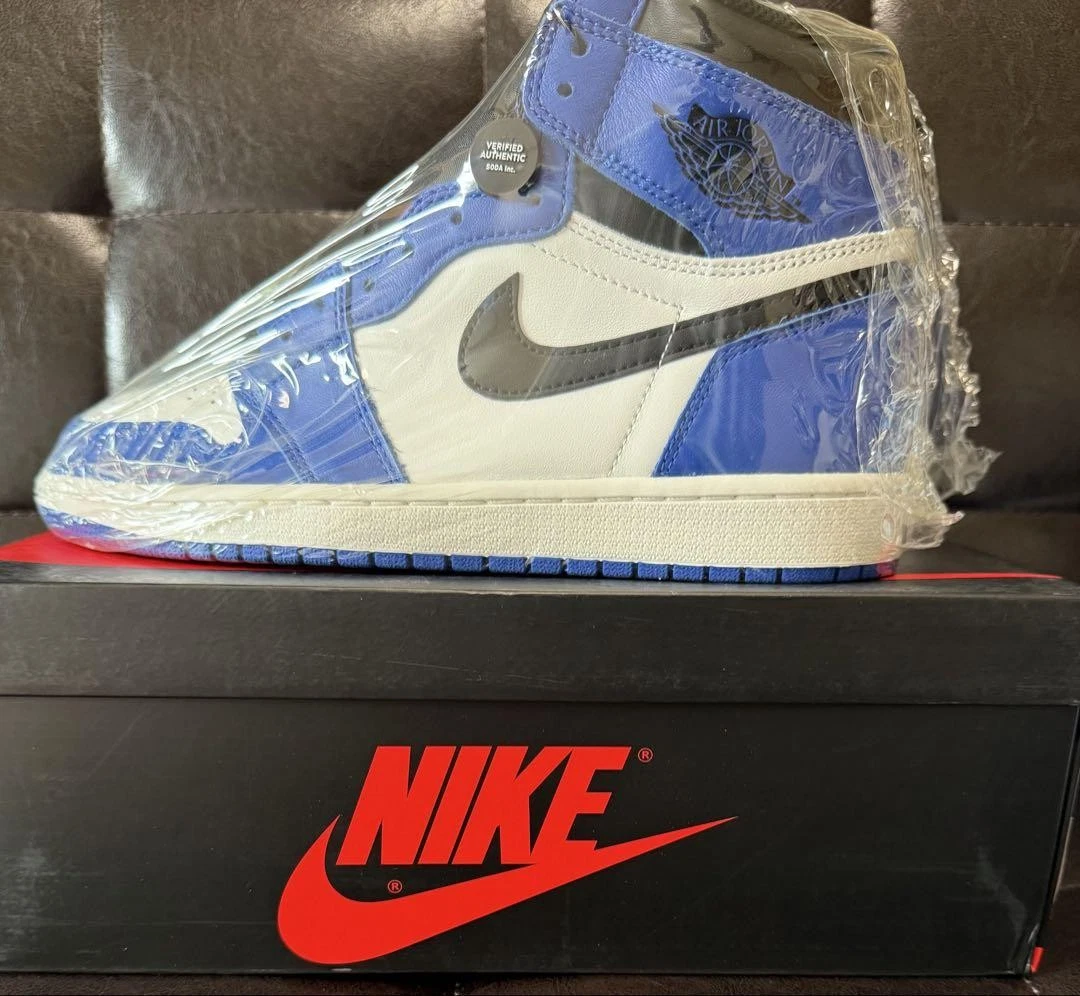 Uomo 8.5US Air Jordan1 Gioco Royal
