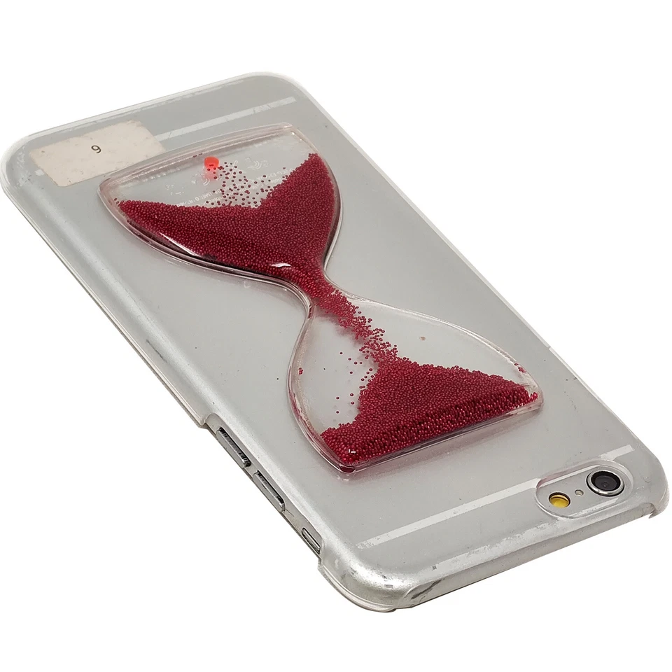 Pellicola+Custodia cover per Apple iPhone 6 6S 4.7" CLESSIDRA rigida trasparente - Immagine 4 di 4