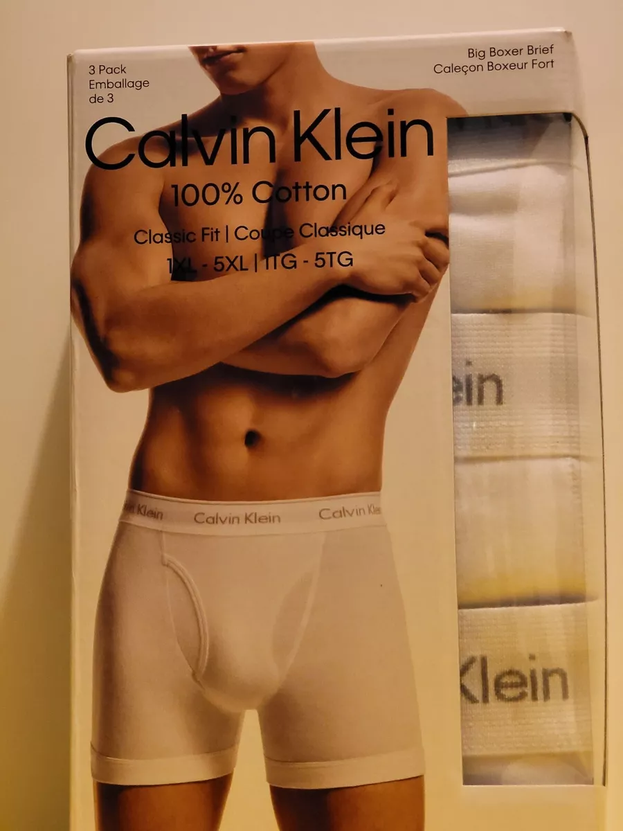 Calvin klein big sales and tall underwear