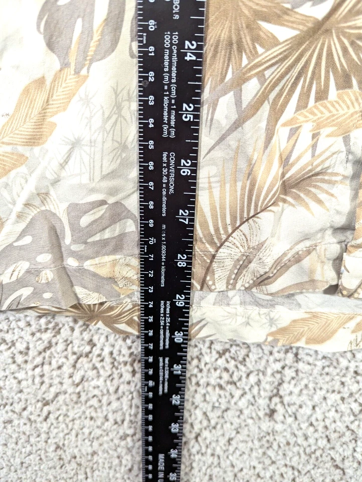 Гавайская рубашка на пуговицах из 100% шелка с принтом Alfani мужская большого размера - Изображение 3 из 4