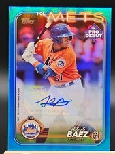 2024 Topps Pro Debut Jesus Baez BLUE Auto 006/150 FCL Mets #PD-187