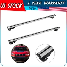 Adjustable Roof Rack For 2014-2021 Jeep Cherokee Aluminum Cross Bars Anti-theft