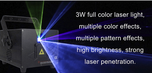 3W RGB Full Color Beam Laser Light Project 3d Animation Light For Bar DJ - Picture 15 of 15
