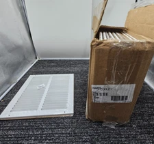 (QTY 10) Hart & Cooley HVAC Return Air Grille 703984 672M1010W White 10 X 10