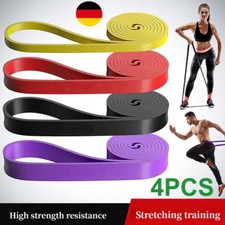 4er Set Fitnessbänder Widerstandsbänder Gymnastikband Sport Resistance Bands Set