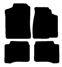 Fits Mazda 323F 1994-1998 Black Tailored Carpet Car Mats Hitech