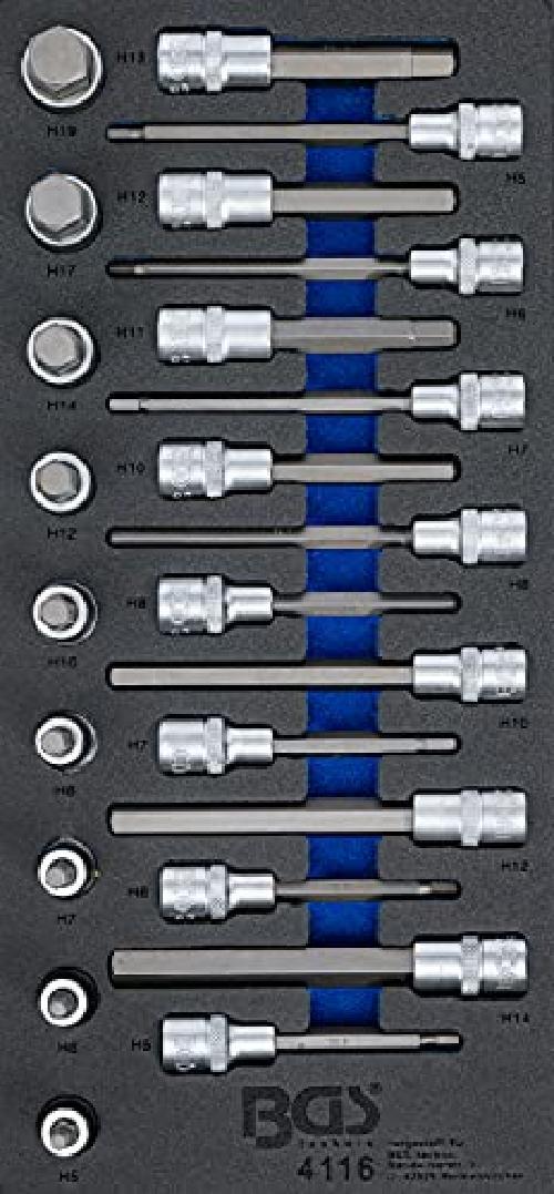 Kit Bussole Hex 1/2 Professionali - Modulo Termoformato 1/3 BGS
