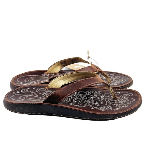 Olukai 'Uiki Women's Flip Flops, Bright Sky/Bright Sky, W9 | eBay