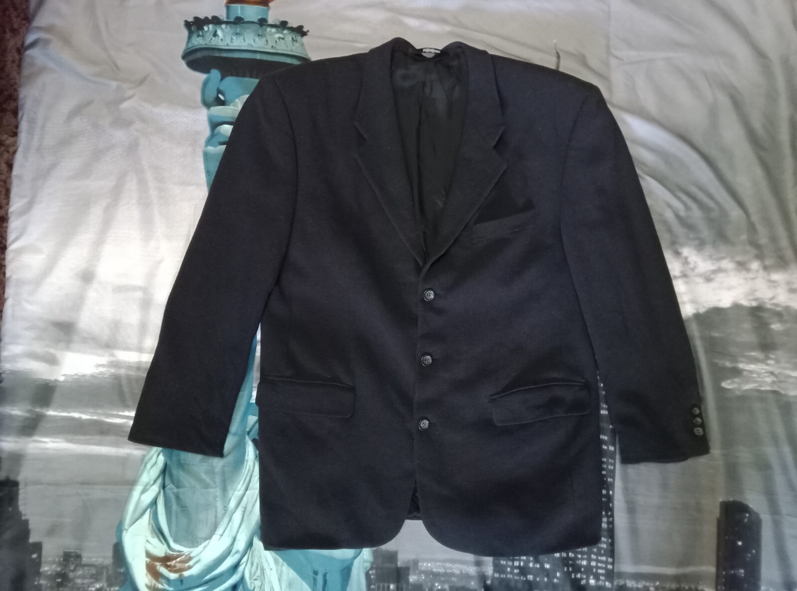 Giacca tuta blazer uomo 3 bottoni lana YSL YVES SAINT LAURENT taglia 52