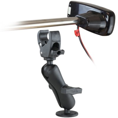 RAM Tough Claw Trolling Motor Stabilizer Mount with Round AMPS Base Adapter