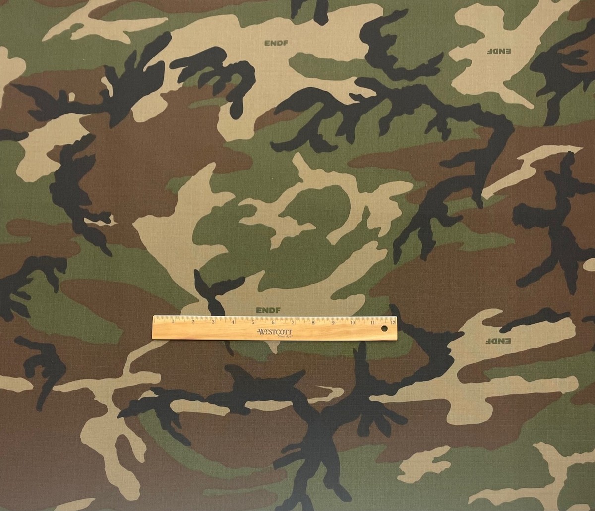 ETHIOPIAN WOODLAND NY/CO RIPSTOP CAMOUFLAGE FABRIC MILITARY