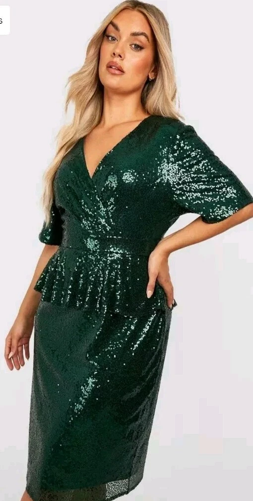 Boohoo Green Women's Sequin for sale | eBay UK