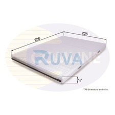 Fits Honda Accord 1993-2003 Shuttle 1994-2004 + Other Models Ruva Cabin Filter