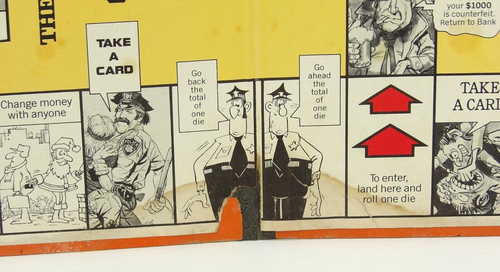 1979 The Mad Magazine Board Game Replacement Game Board - Some Damage - Picture 4 of 14