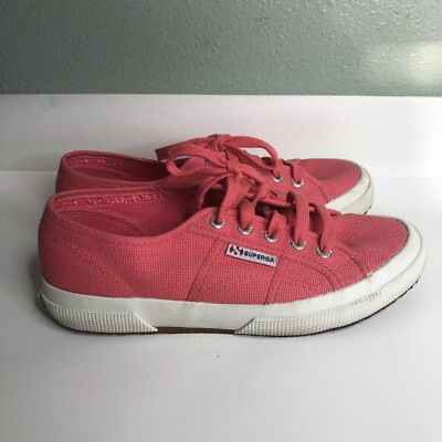 Superga Shoes Sneakers Women Size 7.5 Pink Color Excellent Condition
