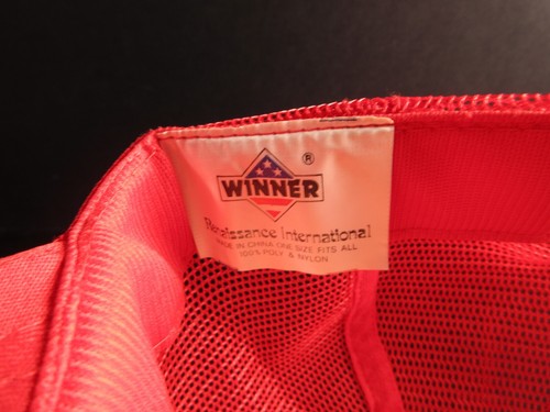 Burger King Vintage Hat King Foods Inc Trucker Mesh Winner Poly Nylon NOS NEW - Picture 8 of 9