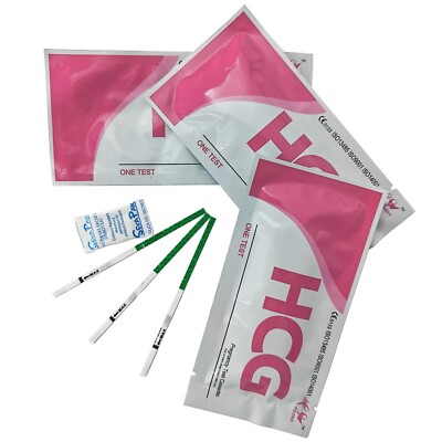 50 Schwangerschaftsteststreifen Früherkennung HCG Teststreifen für Frauen, Schnellfrühzeit