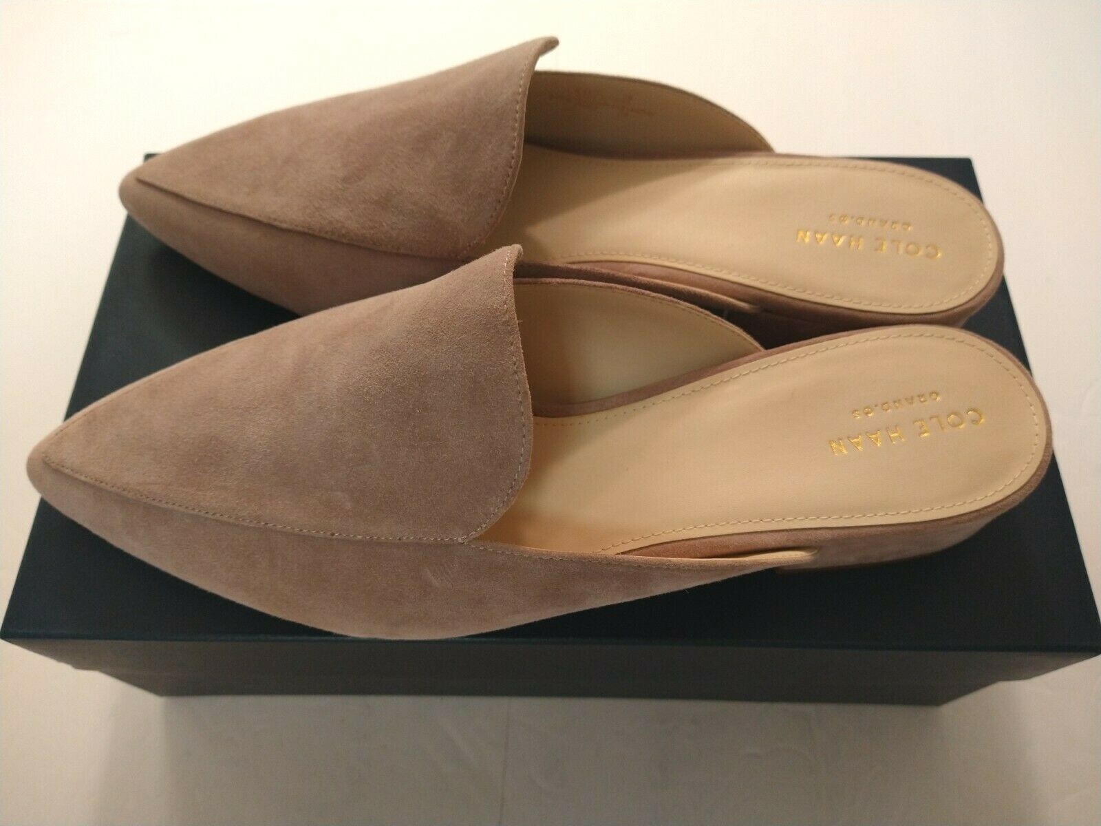 cole haan piper mule ocelot