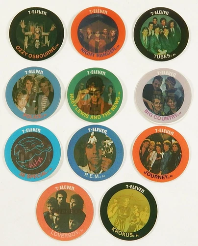 Ozzy Osborne Black 1984 Ver 7-Eleven 7-11 Music Lenticular Picture Single Disc