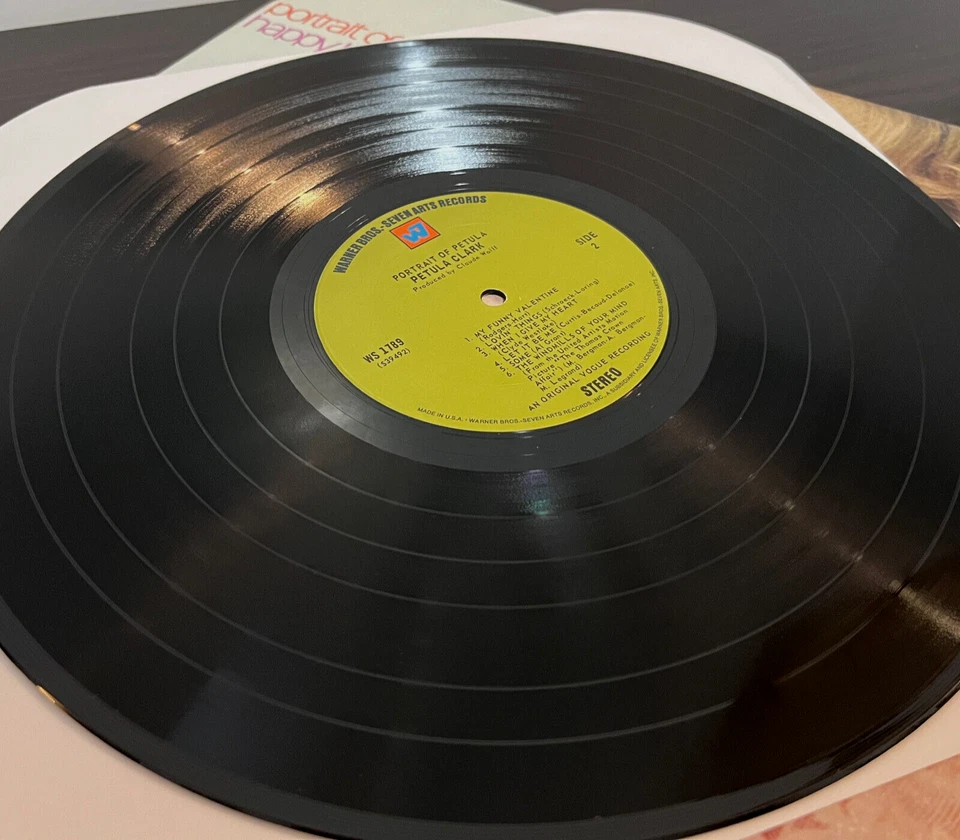 PETULA CLARK - Happy Heart (Poster)(Windmills Of Mind) 12" Vinyl Record LP - VG+ - Image 3 of 4