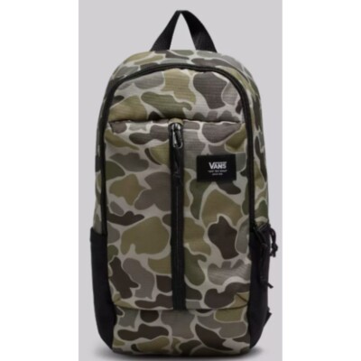 NWT VANS Off The Wall WARP SLING BAG Shoulder Carry Messenger CAMO