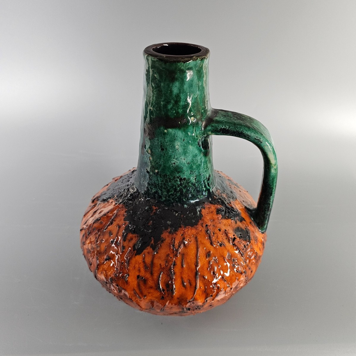 Vintage West German Fat Lava vase made by Carstens Vintage West German Fat Lava vase made by Carstens