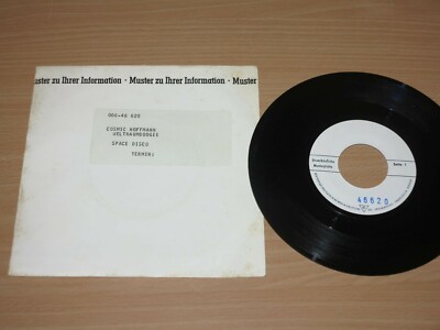 Cosmic Hoffmann PROMO 7'' SINGLE - Weltraumboogie / Space-Disco / SAMPLE in MINT