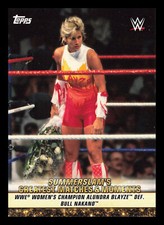 WWE Women's Champion Alundra Blayze def. Bull Nakano #GM-10 2019 Topps
