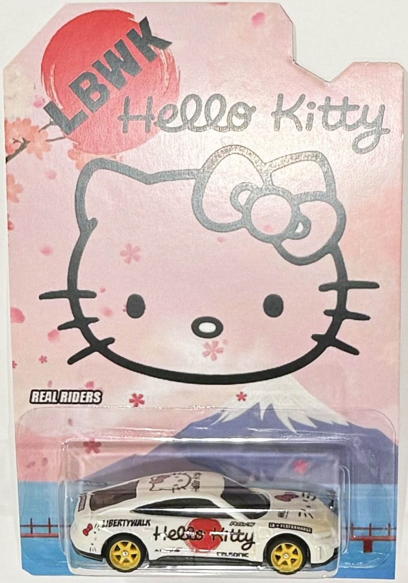 Audi RS e-tron GT CUSTOM Hot Wheels Hello Kitty LBWK Series w/Real