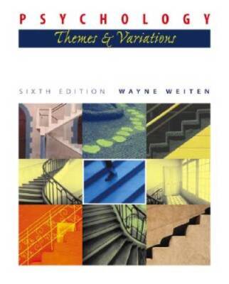 Psychology: Themes and Variations (with Concept Charts and InfoTrac) - VERY GOOD