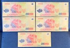 5 x 200,000 VietNam Dong Polymer Banknotes | Circulated Good (C-G) 1,000,000