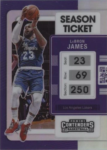 2021-22 Panini Contenders - LeBron James #62