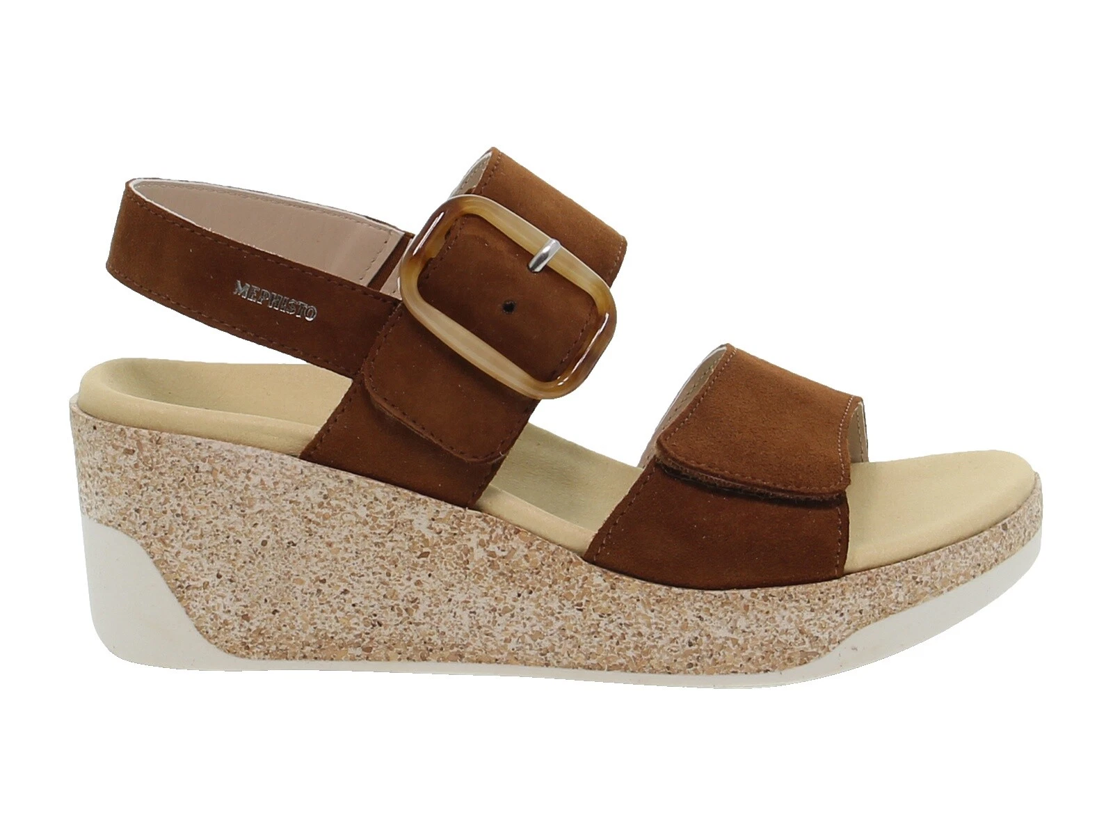 Sandalias para mujer Mephisto con cuña superior de cuero