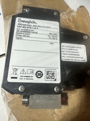 NEW SWAGELOK VAF-M2-07S-1-0-Y Variable Air FLOWMETER
