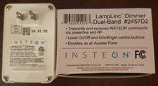 INSTEON 2457D2 Lámpara Linc Atenuador Doble Banda Enchufe Módulo 2 Puntas Nuevo en Caja SCE 25 - FF