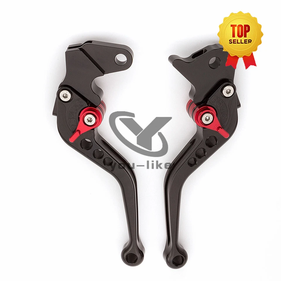FXCNC CNC Short Brake Clutch Levers For Aprilia RST1000 FUTURA RSV MILLE/R Pair - Image 2 of 4