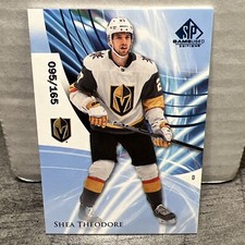 2020-21 SP Game Used Blue Burst 43 Shea Theodore  095/165 Vegas Golden Knights