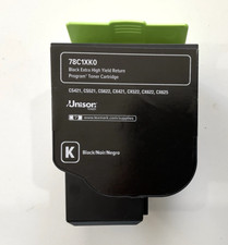 GENUINE LEXMARK 78C1XK0 BLACK EXTRA HIGH YIELD TONER CARTRIDGE