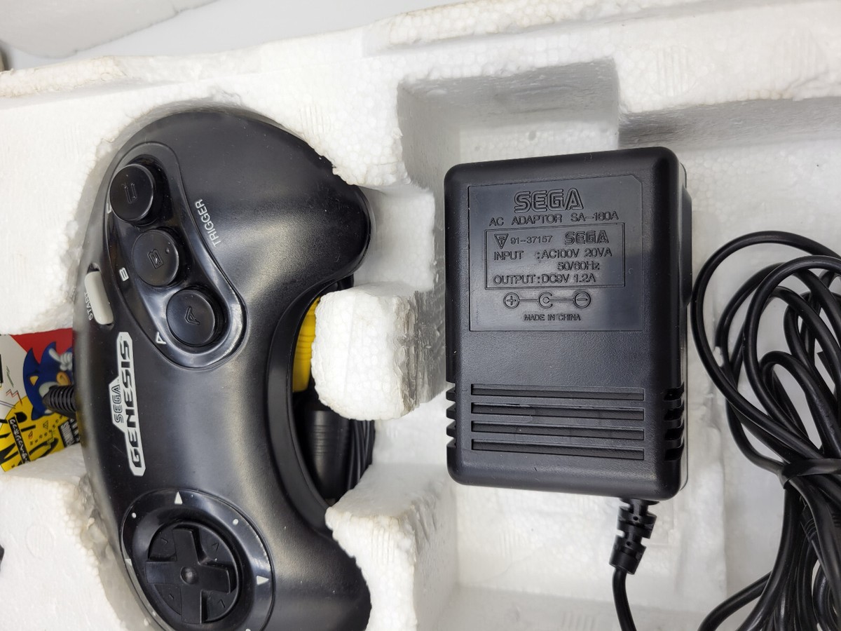 🌟 Sega Mega Drive 1 Console Sonic the Hedgehog Set CIB