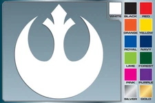 REBEL LOGO cut vinyl decal, Star Wars Rebellion Sticker, Car Truck Window Decal