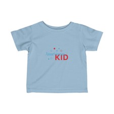 Infant Fine Jersey Tee, HappyBirthdayAmerica, HappyFourthOfJuly, American kids