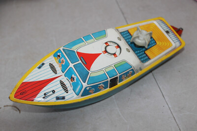 ancien jouet bateau à moteur MS TOY Commodore 7877 Germany Rétro Vintage 70's | eBay