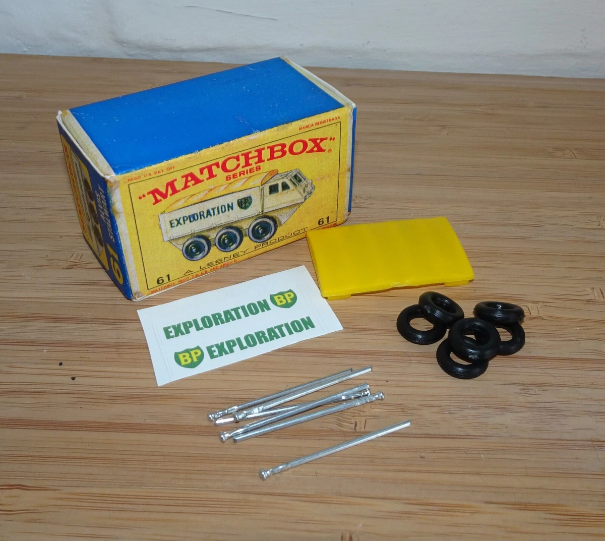 Adesivi Per Restauro Lesney Matchbox 61b Alvis Stalwart – Modello Militare Oliva Raro