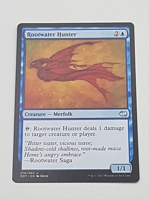 Magic the Gathering Einzelkarte Rootwater Hunter bespielt