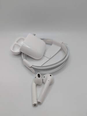 Apple AirPods 2nd Generation A2031 White Wireless Bluetooth Earbuds