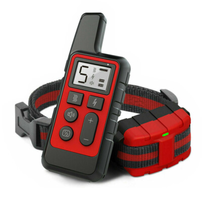 Dog Training Collar Pet Electric Shock Collar Waterproof with Remote For Dogs