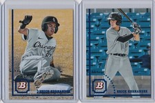 2022 Bowman Heritage ERICK HERNANDEZ White Sox BASE & IMAGE SWAP VARIATION SP