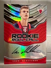 2017 Panini Rookie Roll Call Lauri Markkanen Chicago Bulls Auto #RRC-LMA