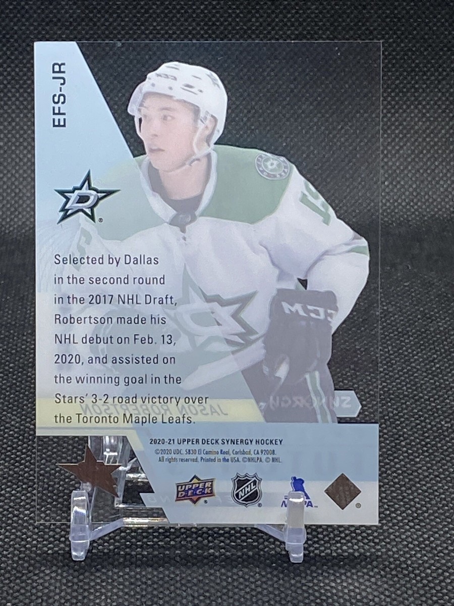 20/21 Upper Deck Synergy Jason Robertson EXCEPTIONAL FUTURES RC